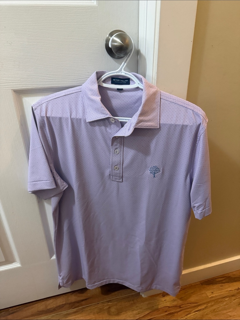 Peter Millar Lavender Short-Sleeve Polo